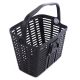 4. Wozinsky WKR-PK plastic handlebar bicycle basket - black