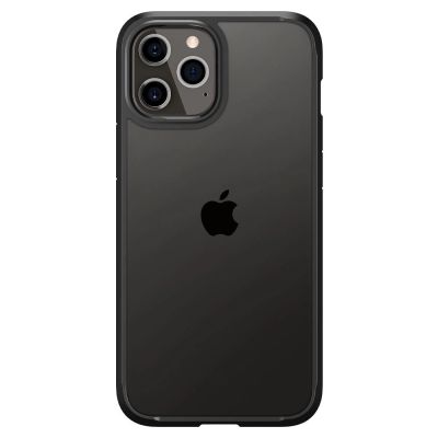 16. Spigen Ultra Hybrid Case for iPhone 12 / iPhone 12 Pro - Matte Black