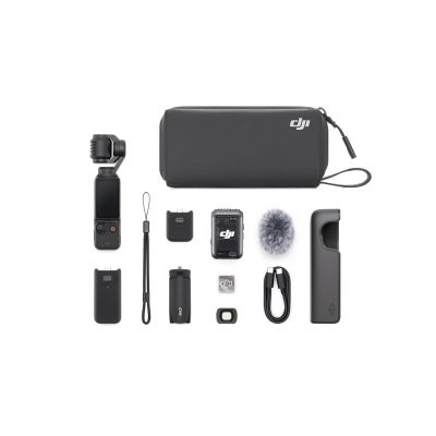 10. DJI Osmo Pocket 3 Creator Combo Camera with Stabilizer 4K Ultra HD 9.4MP Black