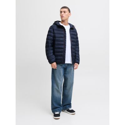 3. Jack&Jones men's down jacket JJEBRADLEY LIGHT PUFFER HOOD NOOS 12280970 SKY CAPTAIN