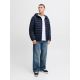 3. Jack&Jones men's down jacket JJEBRADLEY LIGHT PUFFER HOOD NOOS 12280970 SKY CAPTAIN