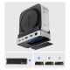 4. Orico MiniDock 10-in-1 Docking Station with SSD Hard Drive Bay - Silver
