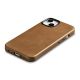 8. iCarer Oil Wax Premium Leather Case iPhone 14 Plus Magnetic Leather Case with MagSafe Brown (WMI14220703-TN)