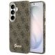 Guess 4G Script MagSafe Case for Samsung Galaxy S26 - Brown