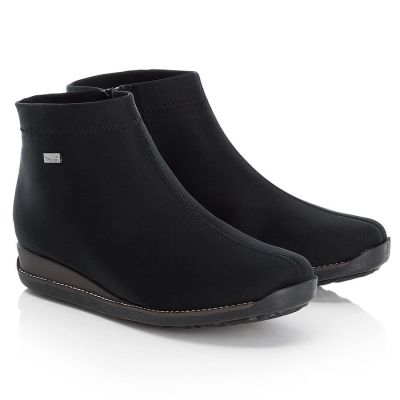 34. Women's insulated black ankle boots Rieker W 98251-00