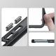 7. Outer Space Case for Samsung Galaxy S23+ cover with a flexible frame blue