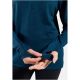 2. Women's Odlo ESSENTIAL THERMAL Mid layer 1/2 zip with mock neck, green