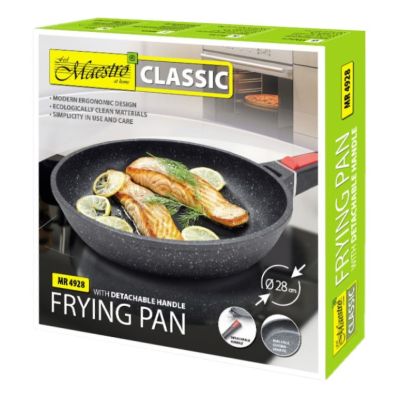 3. Frying pan with removable handle Granite 28 cm MR-4928 MAESTRO