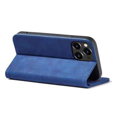 5. Magnet Fancy Case Case for iPhone 13 Pro Max Pouch Card Wallet Card Holder Blue