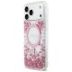 2. Guess Resin Bottom Glitter MagSafe Case for iPhone 17 Pro Max - Pink