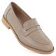 Beige leather loafers Jezzi SFY25128