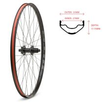 WTB PROTERRA i27x29'' rear wheel 148x12 32 6 bolt MS