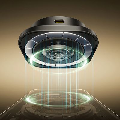 13. Baseus PrimeTrip C03sPro Car Holder for Dashboard with Adhesive Inductive Charger - Black