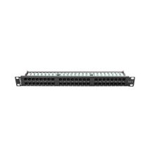 Patch panel Lanberg PPU6-1048-B (1U; cat. 6; 48xRJ-45)