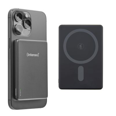Intenso Magnetic Wireless Power Bank 5000 mAh Gray USB-C