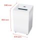 3. HSM Pure 830 Shredder, 150L 1.9x15 mm