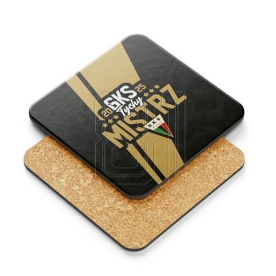 4. Mug with coaster GKS Tychy Polish Champion 2025 SREBGKS-KUBP-MIS