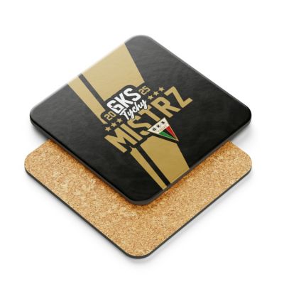 4. Mug with coaster GKS Tychy Polish Champion 2025 SREBGKS-KUBP-MIS