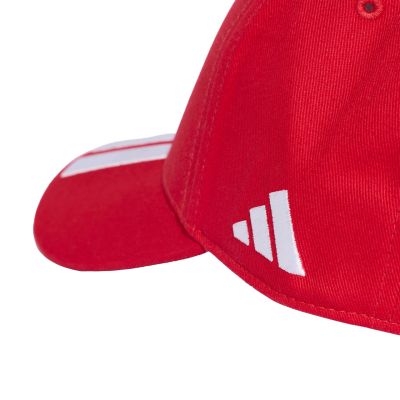 4. adidas Manchester United Kids' Cap Red and White KT0655