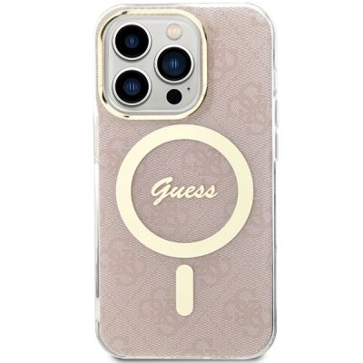 3. Guess IML 4G MagSafe case for iPhone 15 Pro - pink