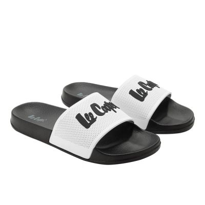 Lee Cooper men's sneakers slip-on slippers comfortable lightweight black white