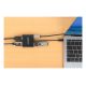 8. Manhattan 154321 Cable Adapter 0.15m USB Type-C 2 x HDMI Black