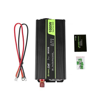 10. GREEN CELL INV09 INVERTER 12V-230V 1000W/2000W PURE SINE WAVE