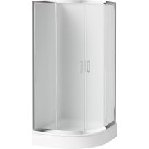 Semicircular shower cabin 80x80 cm