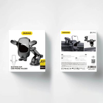 5. Car phone holder for Dudao F5Pro cockpit - black