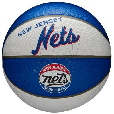 5. Wilson NBA Team Retro Brooklyn Nets Mini Ball WTB3200XBBRO