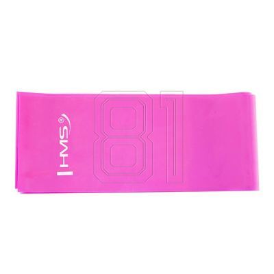19. Pilates tape HMS TP01 PINK 0.7 x 120 x 1200 MM 17-34-022