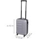 42. SET OF 3 SUITCASE 18, 22, 26 INCHES SILVER SLAZENGER