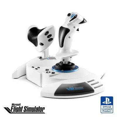 4. Thrustmaster T.Flight Hotas 5 Microsoft Flight Simulator Edition White USB Flight Sim Digital PC, PlayStation 5, PlayStation 4