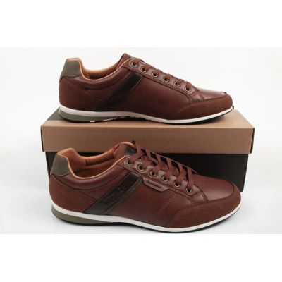 9. Wrangler men's shoes sneakers Rhys brown fashionable shoes