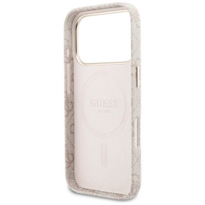 7. Guess 4G Script MagSafe Case for iPhone 17 Pro Max - Pink