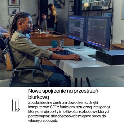 240. HP EliteDesk 8 SFF G1i AI Intel Core Ultra 5 235 16GB DDR5-SDRAM 512GB SSD Windows 11 Pro PC AI PC Black