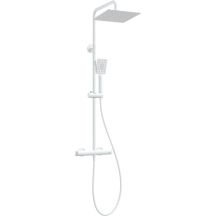 Rain shower with thermostatic shower tap