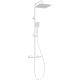 Rain shower with thermostatic shower tap