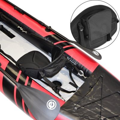 64. 2-PERSON KAYAK SET 385x96x42CM LAMINATED PVC 200KG ENERO