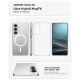 7. Spigen Ultra Hybrid Mag MagSafe Case for Samsung Galaxy S26 - Clear and White