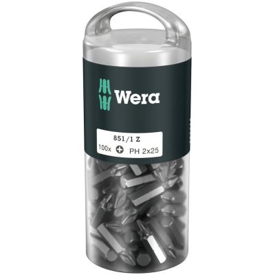 2. Wera 851/1 Z DIY 100 SiS screwdriver bit 100 pcs.