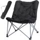 HIGH DELUXE CAMPING CHAIR WITH CUSHION ANTHRACITE REDCLIFFS