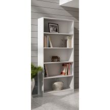 BOOKSHELF 80 CM WHITE