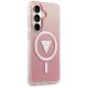 4. Guess IML Gradient Triangle MagSafe Case for Samsung Galaxy S26 - Pink