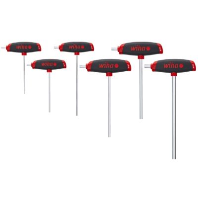 ComfortGrip Hex Key Set with T-Handle, 6-Piece
