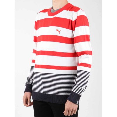 6. Puma Striped Sailing Sweater 554124-01