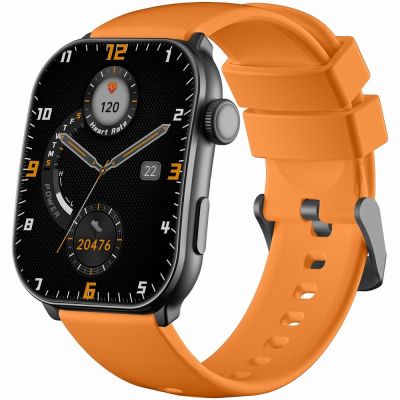 3. Men's Smartwatch GRAVITY GT28-2 Strap + Bracelet Orange Black