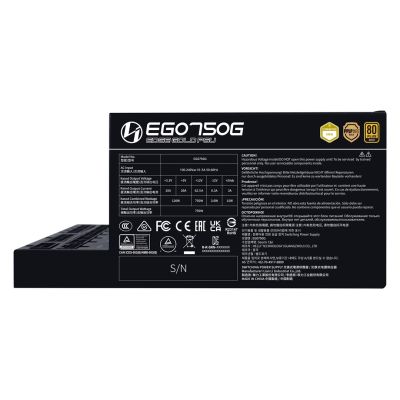 4. Lian Li EDGE EG750 80 PLUS Gold Netzteil power supply, PCIe 5.1, ATX 3.1 - 750 Watt, black