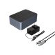 2. Orico 6646C3-C 4-Drive Docking Station with Offline Clone Function 2.5"/3.5" SATA HDD/SSD - Gray