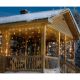 11. CHRISTMAS TREE LIGHTS LIGHT CURTAIN 200x70CM OUTDOOR LED WARM WHITE FLASH